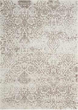 Nourison Damask Beige 5'0" X 7'0" Area Rug  805-97353