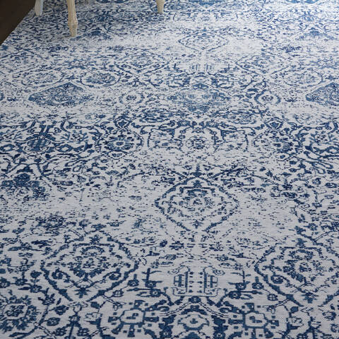 Nourison Damask Beige 80 X 100 Area Rug 805-97357 Image 4