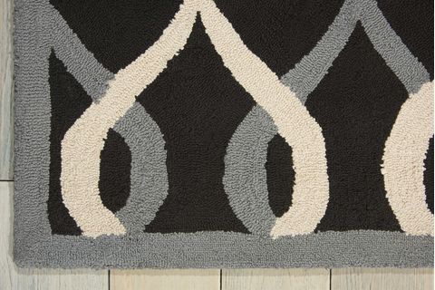 Nourison DECOR Black 80 X 100 Area Rug 99446299505 805-97369 Image 3