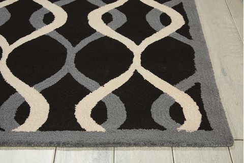 Nourison DECOR Black 80 X 100 Area Rug 99446299505 805-97369 Image 4