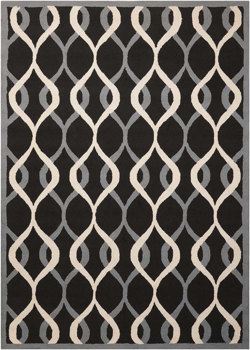 Nourison DECOR Black 80 X 100 Area Rug 99446299505 805-97369 Image 0