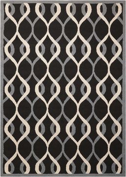 Nourison DECOR Black 8'0" X 10'0" Area Rug 99446299505 805-97369