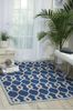 Nourison DECOR Blue 80 X 100 Area Rug 99446299529 805-97372 Thumb 1