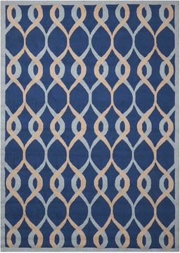 Nourison DECOR Blue 8'0" X 10'0" Area Rug 99446299529 805-97372