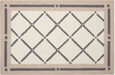 Nourison DECOR Beige Rectangle 2x4 ft polyester Carpet 97395