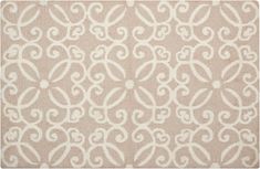 Nourison DECOR Beige Rectangle 2x4 ft polyester Carpet 97401