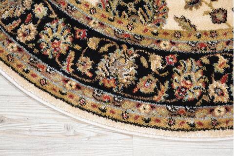 Nourison Delano Beige Round 53 X 53 Area Rug 805-97410 Image 1