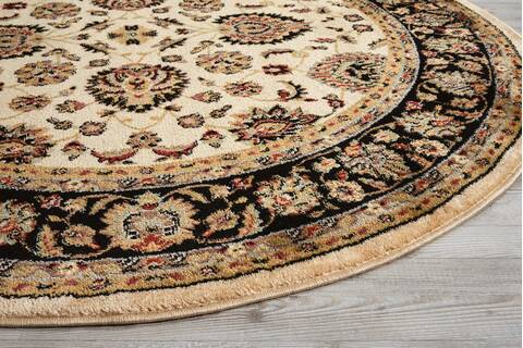 Nourison Delano Beige Round 53 X 53 Area Rug 805-97410 Image 4