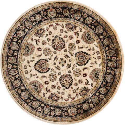 Nourison Delano Beige Round 53 X 53 Area Rug 805-97410 Image 0