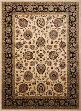 Nourison Delano Beige Rectangle 5x7 ft Polypropylene Carpet 97411