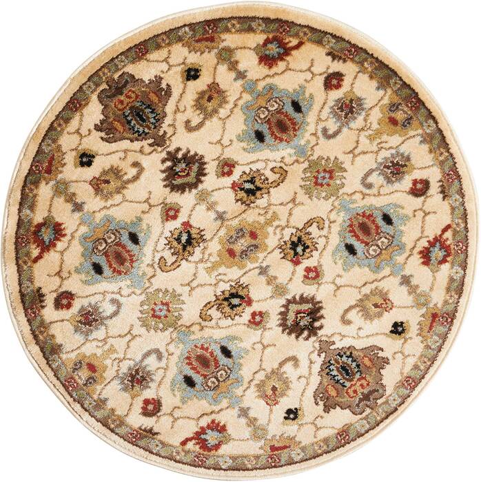 Nourison Delano Beige Round 34 X 34 Area Rug 805-97417 Image 0