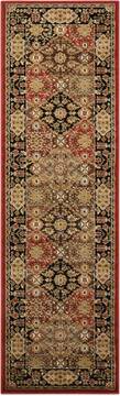 Nourison Delano Multicolor Runner 6 to 9 ft Polypropylene Carpet 97431