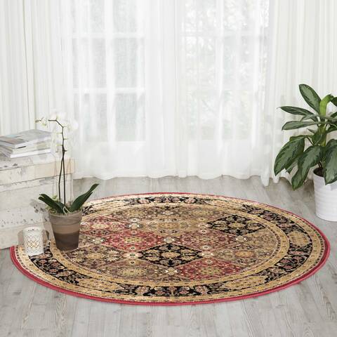 Nourison Delano Multicolor Round 53 X 53 Area Rug 805-97434 Image 3