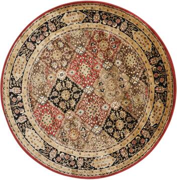 Nourison Delano Multicolor Round 5'3" X 5'3" Area Rug  805-97434