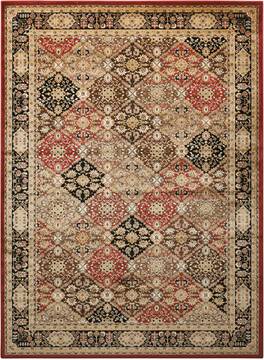 Nourison Delano Multicolor Rectangle 7x10 ft Polypropylene Carpet 97436