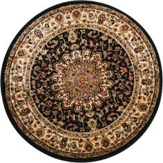 Nourison Delano Black Round 3'4" X 3'4" Area Rug  805-97441