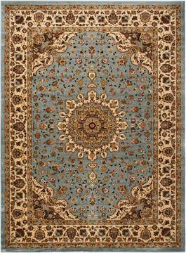 Nourison Delano Blue Rectangle 7x10 ft Polypropylene Carpet 97452