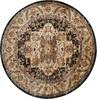 Nourison Delano Black Round 53 X 53 Area Rug 805-97458 Thumb 0