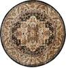 Nourison Delano Black Round 53 X 53 Area Rug  805-97458 Thumb 0