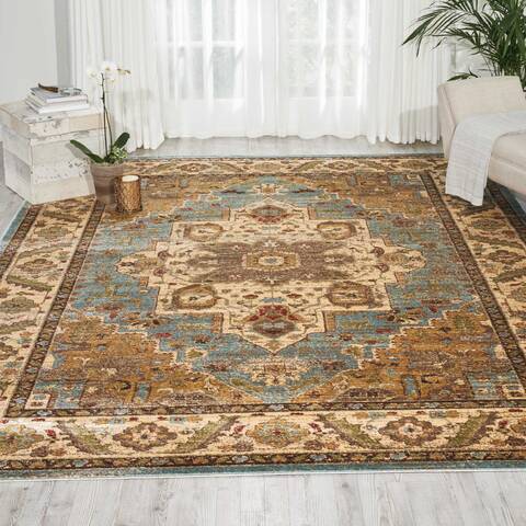 Nourison Delano Blue 710 X 1010 Area Rug 805-97469 Image 3