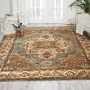 Nourison Delano Blue 710 X 1010 Area Rug  805-97469 Thumb 3