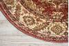 Nourison Delano Red Round 34 X 34 Area Rug 805-97473 Thumb 1
