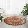 Nourison Delano Red Round 34 X 34 Area Rug 805-97473 Thumb 3