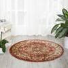 Nourison Delano Red Round 34 X 34 Area Rug  805-97473 Thumb 3