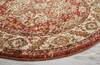 Nourison Delano Red Round 34 X 34 Area Rug 805-97473 Thumb 4