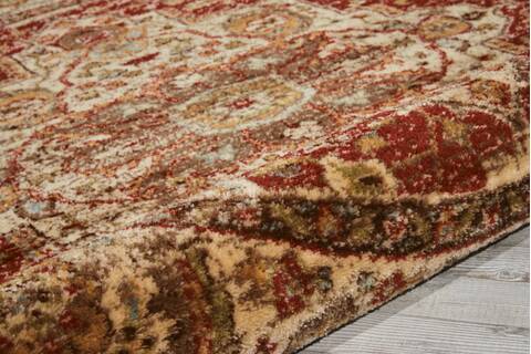 Nourison Delano Red Round 53 X 53 Area Rug 805-97474 Image 2