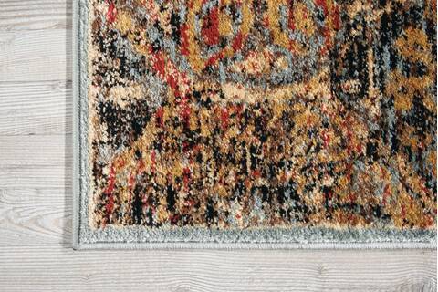 Nourison Delano Blue Runner 22 X 76 Area Rug 805-97479 Image 1