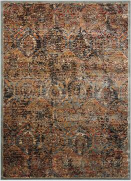 Nourison Delano Blue Rectangle 4x6 ft Polypropylene Carpet 97480