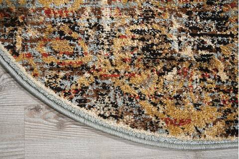 Nourison Delano Blue Round 34 X 34 Area Rug 805-97481 Image 1