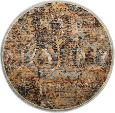 Nourison Delano Blue Round 3'4" X 3'4" Area Rug  805-97481