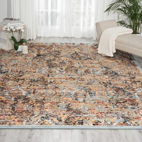 Nourison Delano Blue 710 X 1010 Area Rug 805-97485 Image 3
