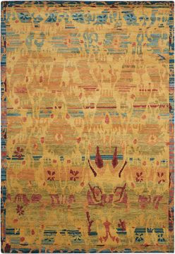 Nourison DUNE Multicolor Rectangle 6x9 ft Wool Carpet 97545