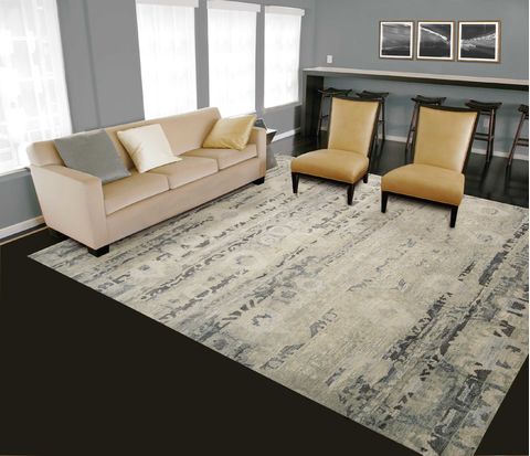 Nourison DUNE Blue 86 X 116 Area Rug 99446161727 805-97562 Image 1