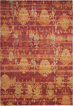 Nourison DUNE Red 5'6" X 8'0" Area Rug 99446161758 805-97565