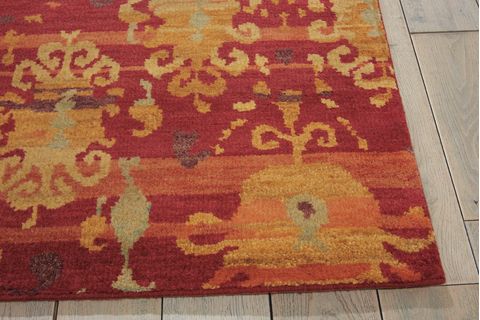 Nourison DUNE Red 79 X 99 Area Rug 99446161789 805-97566 Image 4