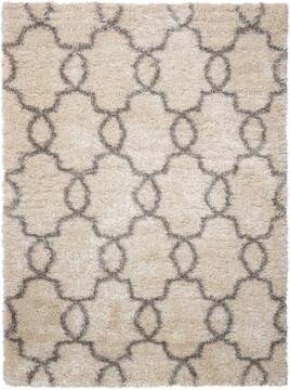 Nourison Escape White Rectangle 4x6 ft Polypropylene Carpet 97738