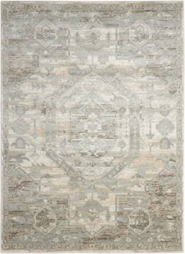 Nourison Euphoria Beige Rectangle 4x6 ft Polypropylene Carpet 97751