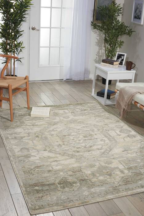 Nourison Euphoria Beige Round 34 X 34 Area Rug 805-97752 Image 3