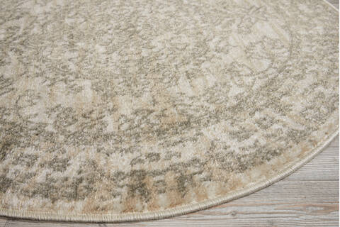 Nourison Euphoria White Round 34 X 34 Area Rug 805-97768 Image 4