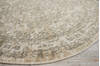 Nourison Euphoria White Round 34 X 34 Area Rug  805-97768 Thumb 4