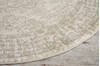 Nourison Euphoria White Round 53 X 53 Area Rug  805-97769 Thumb 4