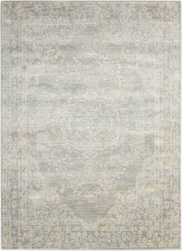 Nourison Euphoria Grey Rectangle 5x7 ft Polypropylene Carpet 97775
