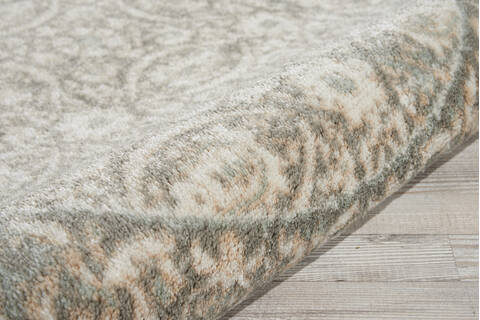 Nourison Euphoria Grey Round 34 X 34 Area Rug 805-97780 Image 2