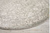 Nourison Euphoria Grey Round 34 X 34 Area Rug  805-97780 Thumb 5