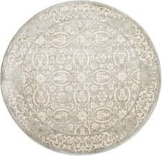 Nourison Euphoria Grey Round 5'3" X 5'3" Area Rug  805-97781