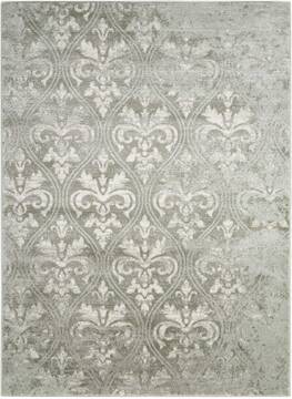 Nourison Euphoria Grey Rectangle 4x6 ft Polypropylene Carpet 97787